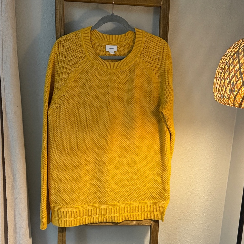 Old Navy Mustard Knit Sweater